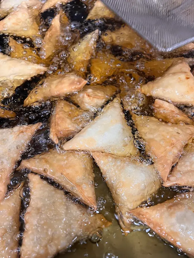 Authentic chaat dishes at The Samosa Club in Edmonton, AB