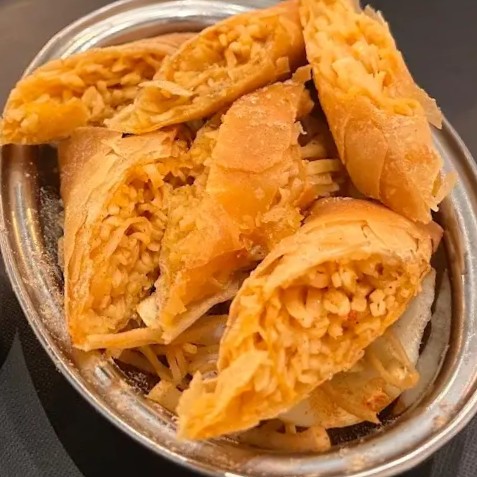 Butter chicken samosa at The Samosa Club in Edmonton, AB