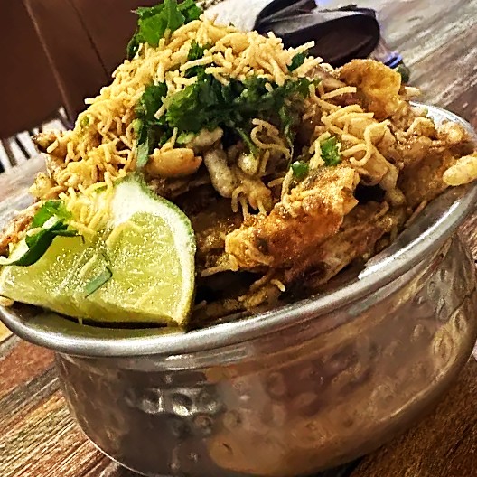 Classic potato samosa at The Samosa Club in Edmonton, AB