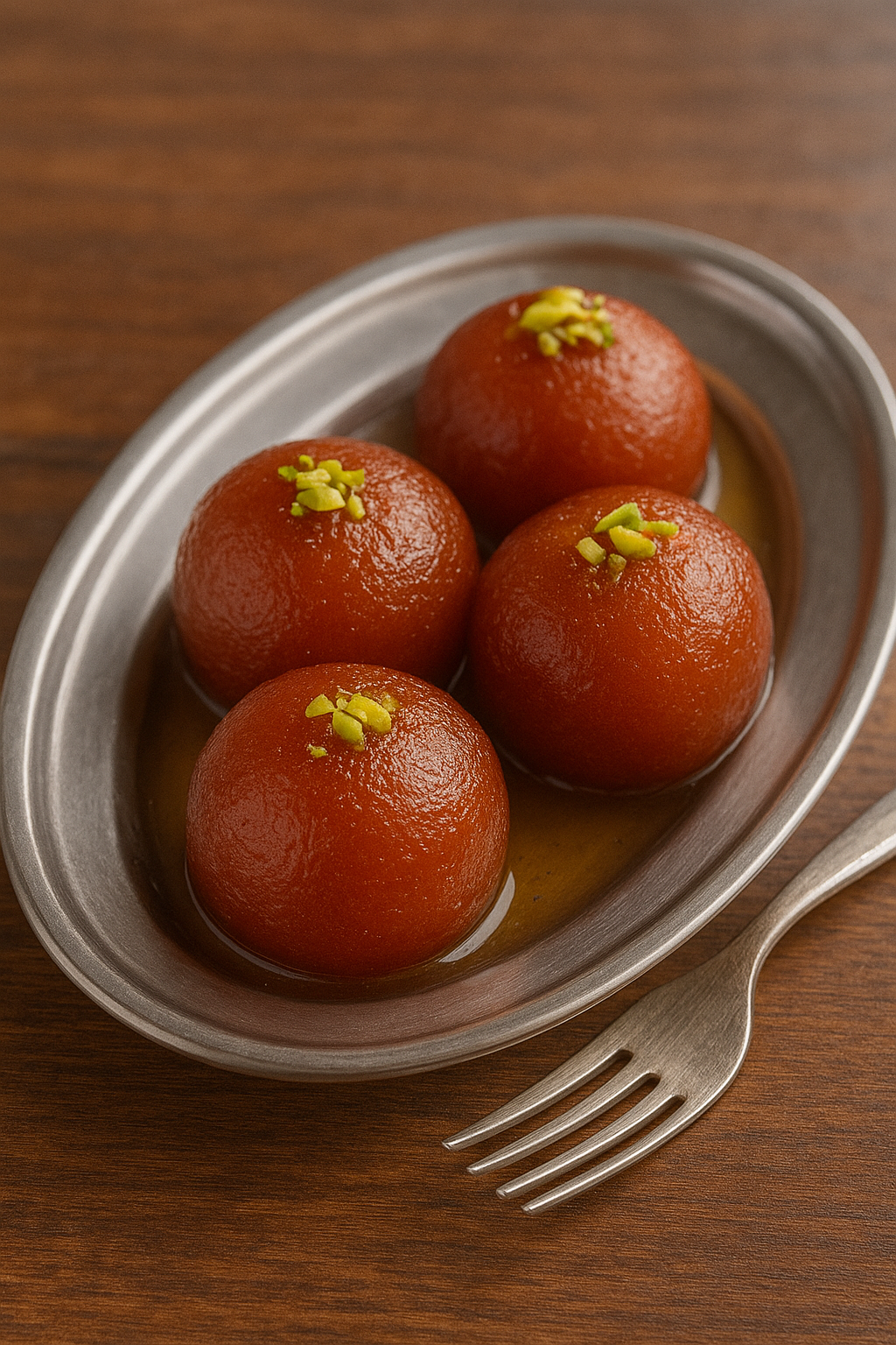 Gulab Jamun at The Samosa Club in Edmonton, AB