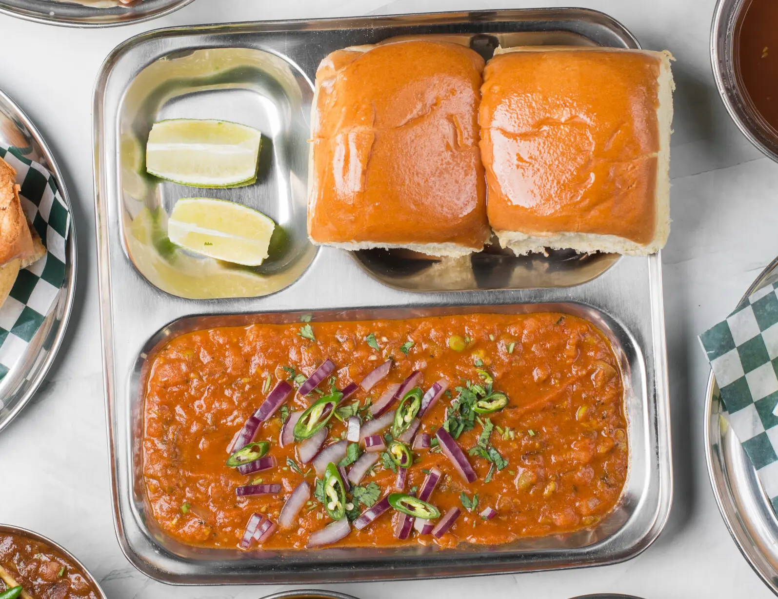 Pav Bhaji at The Samosa Club in Edmonton, AB